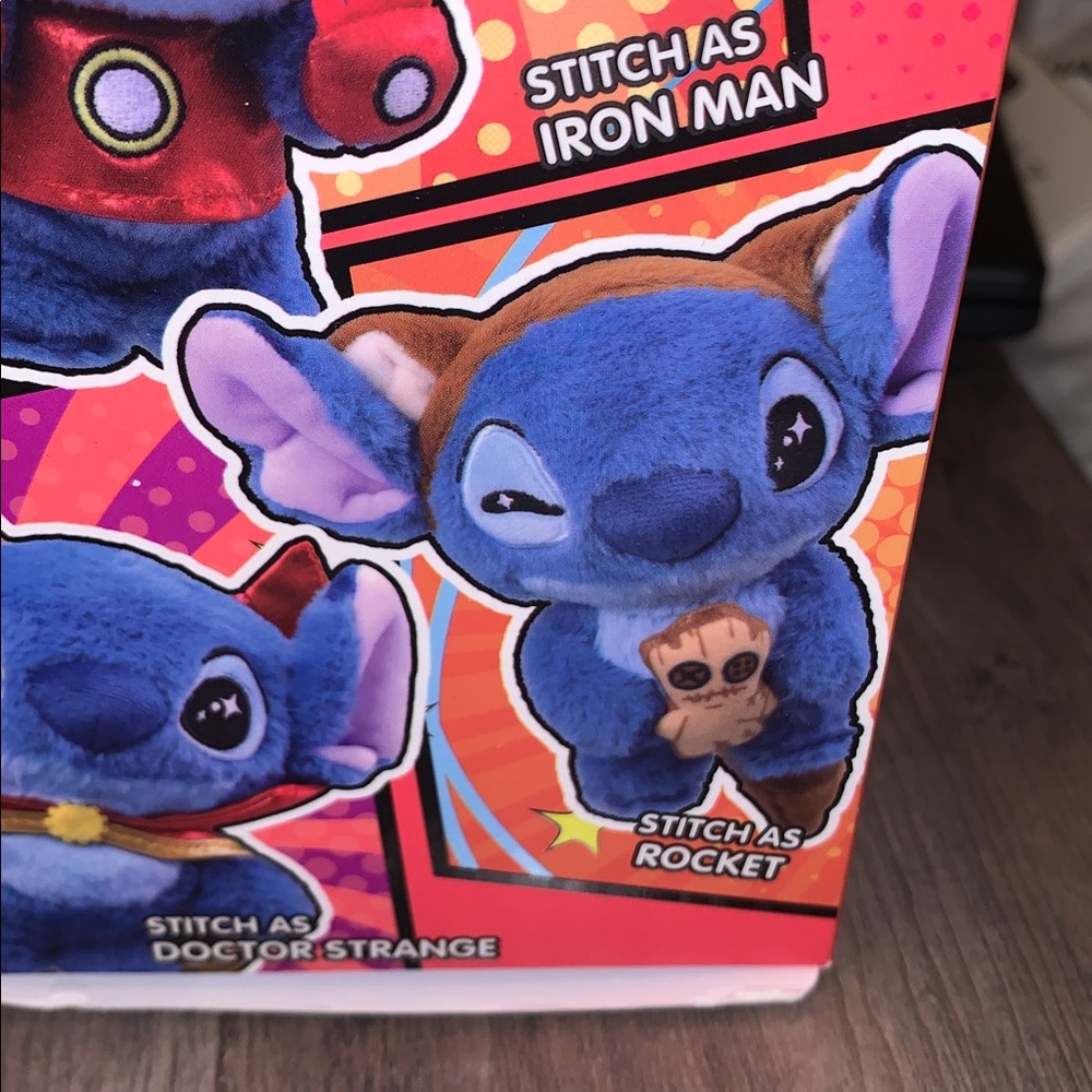 New Marvel Stitch Rocket holding Groot Confirmed Plush Pendent Blind Box Cosbi - Picture 2 of 5